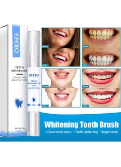 efero Teeth Whitening Pen, Cleaning Serum Remove Plaque Stains Dental Tools Whiten Teeth Oral Hygiene Tooth Whitening Pen Effective Transparent White Teeth Tooth Whitener Bleach Ph Neutral-5ml  - Image 4