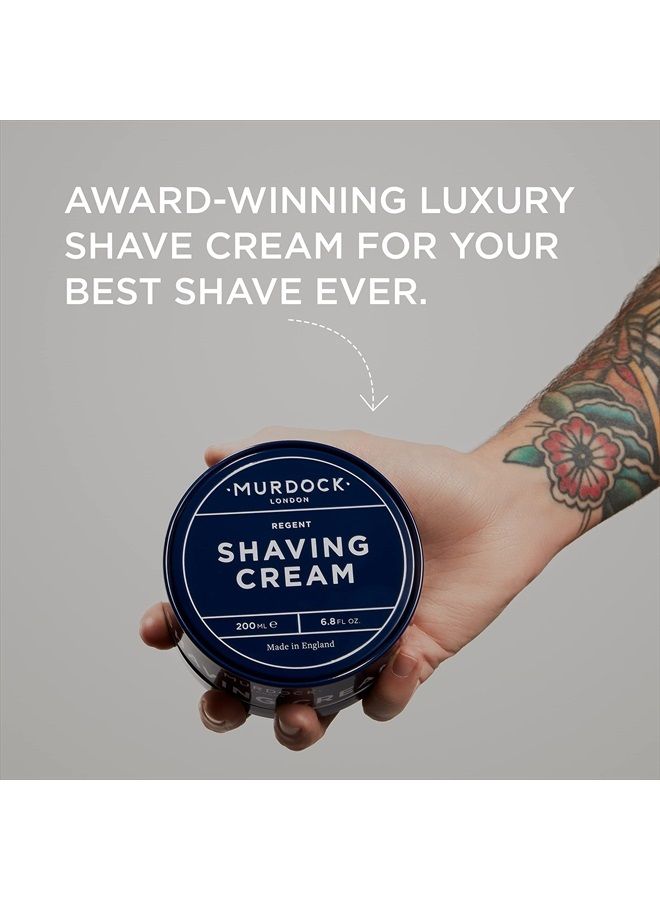 Murdock London Shaving Cream | Rich Luxurious Texture Softens and Soothes | Made in England | 6.8 oz - Image 2