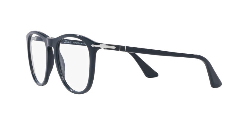 Persol Unisex PO3314V Square Prescription Eyewear Frames, Dusty Blue/Demo Lens, 53 mm - Image 3