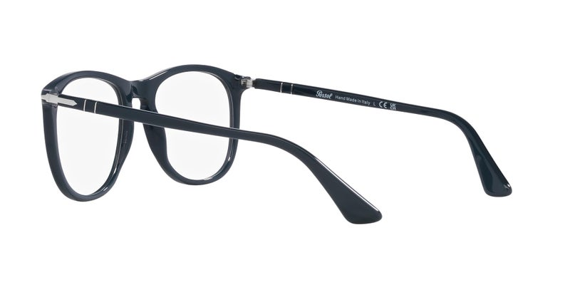 Persol Unisex PO3314V Square Prescription Eyewear Frames, Dusty Blue/Demo Lens, 53 mm - Image 5