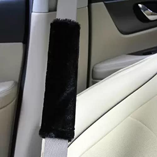 AUGEN Soft Velvet Seat Belt Shoulder Pad Backpack Straps for a More Comfortable Driving, Compatible with Adults Youth Kids - Car, Truck, SUV, Airplane,Carmera Backpack Straps (Pack of 2) LGrey - Image 4