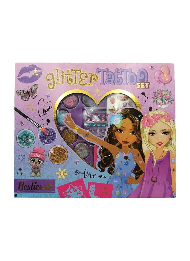Grafix Graphics Besties Glitter Tattoo Kit  - Image 1