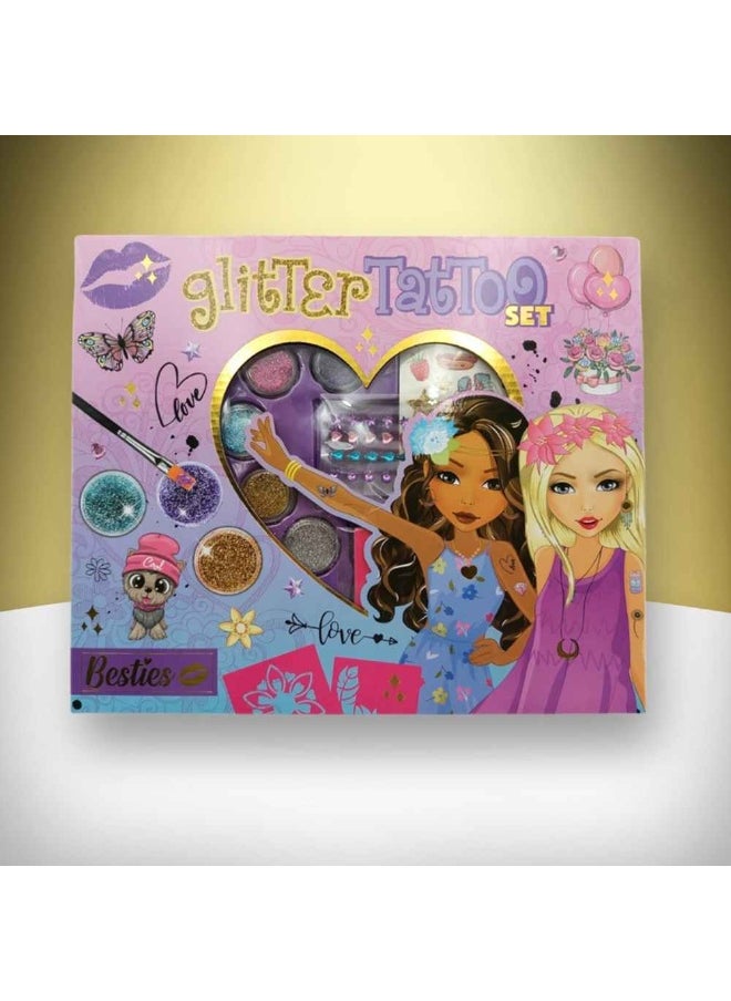 Grafix Graphics Besties Glitter Tattoo Kit  - Image 3