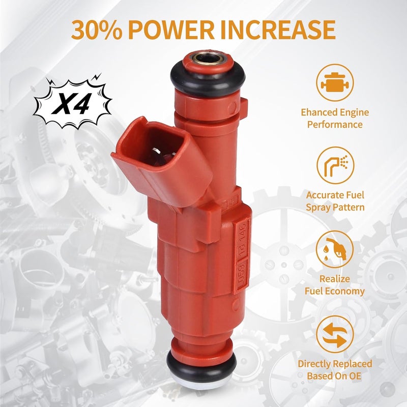 AISHAN 4PCS Fuel Injectors 12 Holes for Hyundai Elantra, Veloster, Kia Forte, and Soul - Image 3