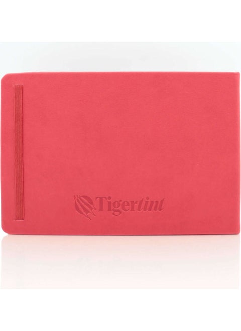Hard Cover Horizontal Sketchbook 140 G A5 80 Sheets Red 100142502