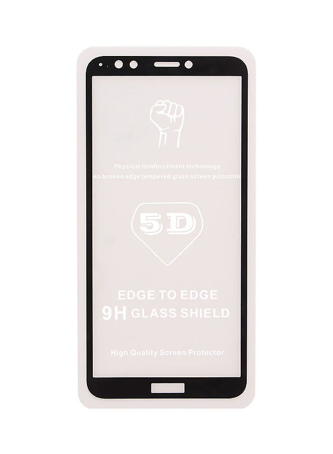 NIBEMINENT Screen Protector For Huawei Y7 Prime (2018) Clear