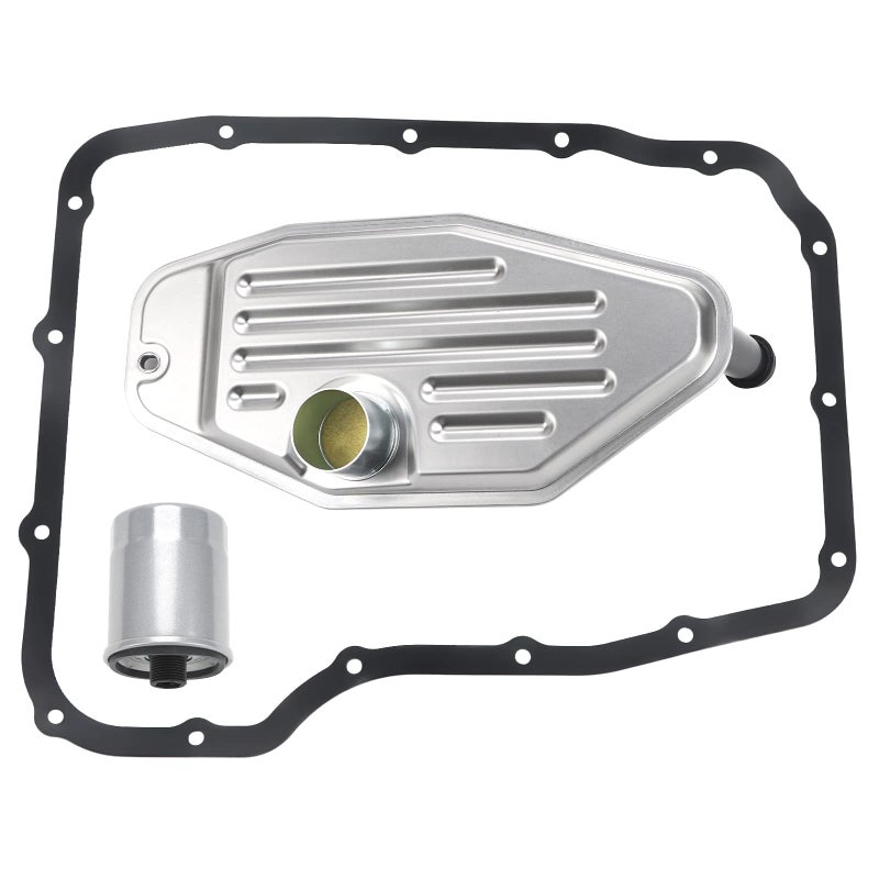 Transmission Oil Filter Kit Fits for 1999UP Dodge Ram Jeep Chrysler 45RFE 545RFE 65RFE 66RFE 68RFE Transmission 4WD 4X4 Filter Kit Deep Pan Replaces 5013470AC 5179267AC