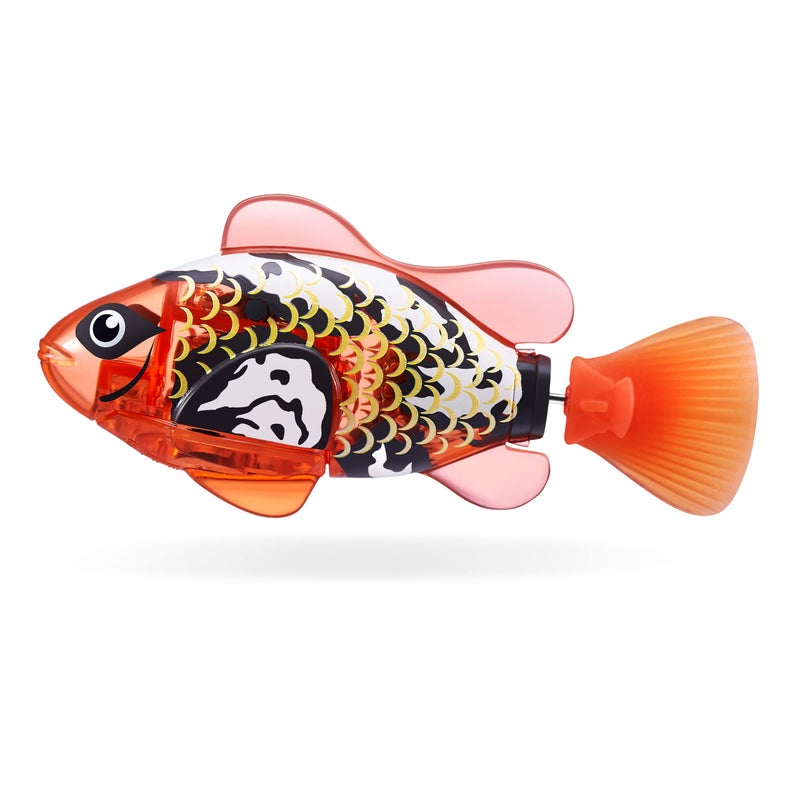 Robo Alive Robo Fish Series 2 (Red + Blue 2 Pack) by ZURU Robotic Swimming Fish Water Activated, Changes Color, Comes with Batteries, Amazon Exclusive - Red + Blue (2 Pack),Multi,7165G - Image 4