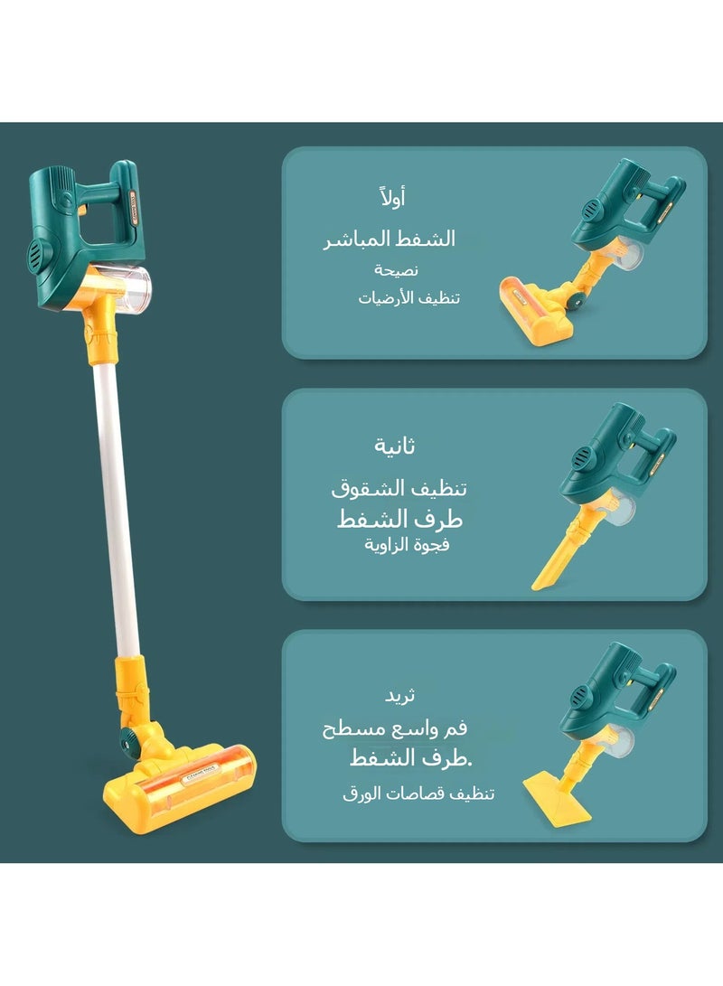 عام ألعاب مطهر هواء صغير للاطفال للتلعب، محاكاة عملية التنظيف مع أصوات وضوء، تساعد الأطفال على تعلم النظافة والتنظيف. - Image 2