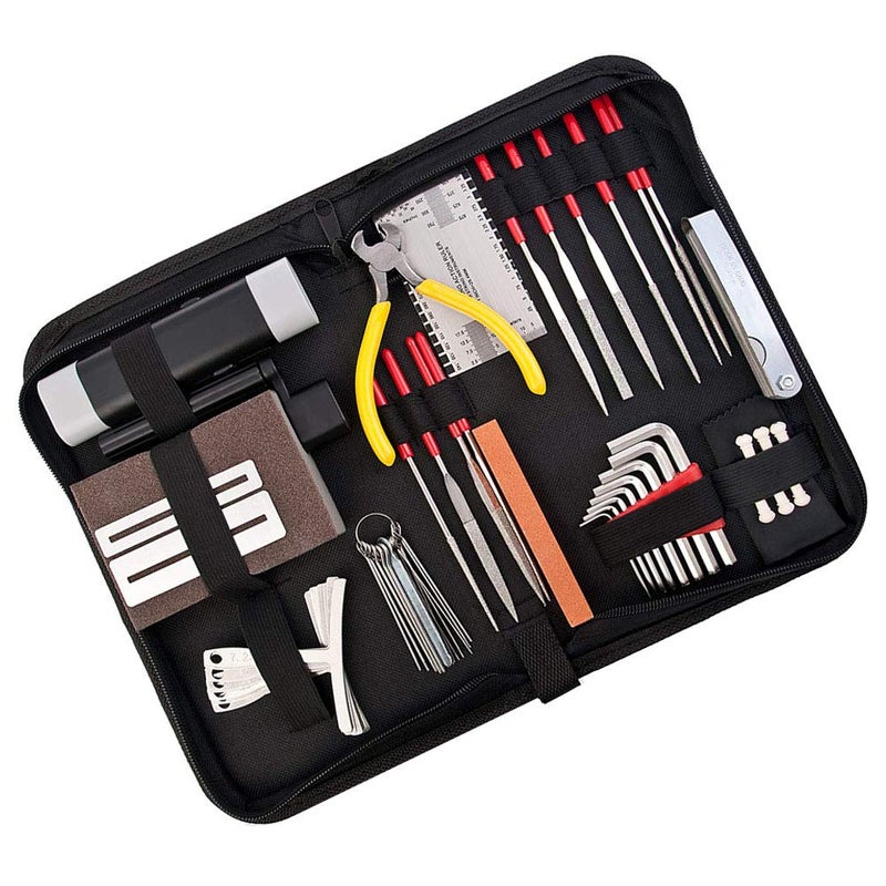 45 Pcs Guitar Repairing Maintenance Tool Kit, Haploon Guitar Setup Kit Repair Tools with Carry Bag for Guitar Ukulele Bass Mandolin Banjo String Instrument