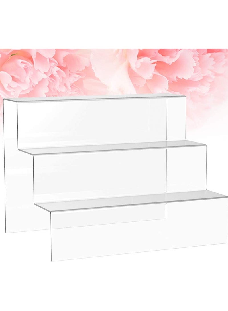 Eworld 3 Layers Clear Acrylic Display Riser and Night Stand for jewelry and Decorative stuff - Image 4