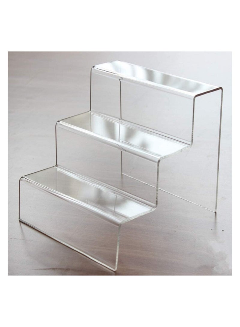 Eworld 3 Layers Clear Acrylic Display Riser and Night Stand for jewelry and Decorative stuff - Image 2