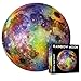 ANTELOPE Rainbow Moon 1000 Piece Jigsaw Puzzle for Adults Space Theme Paperboard Round Puzzle High Resolution Matte Finish No Dust Includes Poster 265 inches - Image 4