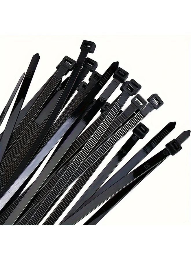 Black Nylon Cable Ties 18in 60pcs Heavy Duty Self Locking UV Resistant for Home Office - Image 5
