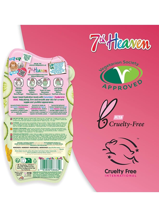 7th Heaven قناع الخيار القابل للإزالة الممتلئ والمشدود 10 مل - Image 2