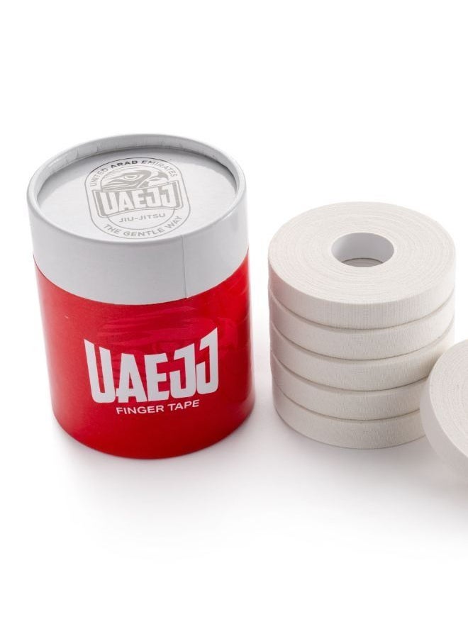 UAEJJ - UAEJJ Finger Tape Sports Premium Multi Grip Tape for Jiu Jitsu, MMA - (12mm 1x6) (White) - Image 1