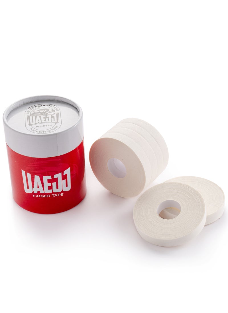 UAEJJ - UAEJJ Finger Tape Sports Premium Multi Grip Tape for Jiu Jitsu, MMA - (12mm 1x6) (White) - Image 1