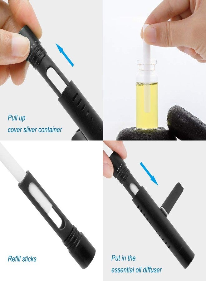 مجموعة من 20 قطعة من أعواد إعادة تعبئة معطر جو السيارة من هوم كلاود، أعواد ماصة، مقاس 2.75 × 0.027 بوصة، لمشبك فتحة تهوية معطر جو السيارة - Image 4