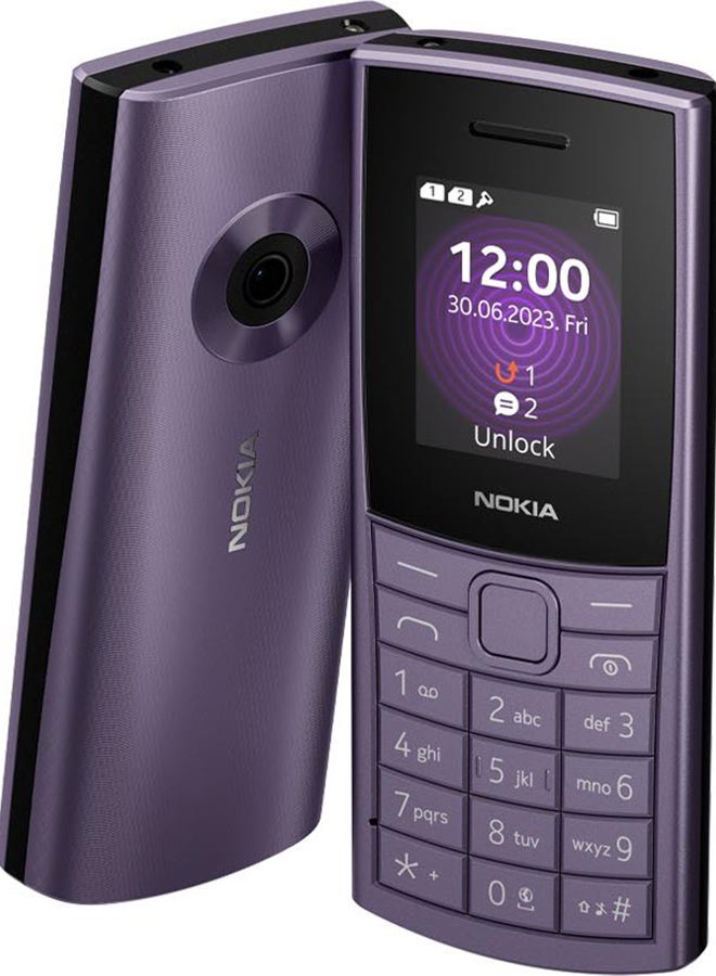 نوكيا هاتف 110 ثنائي الشريحة أرجواني أركتيك 4G - إصدار الشرق الأوسط - Image 1