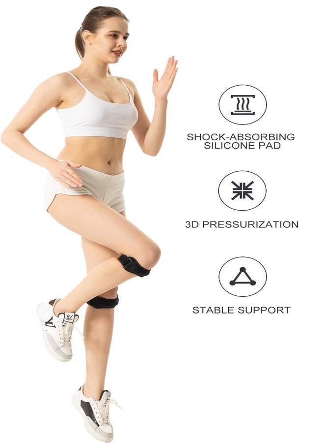 Kobo Patellar Tendon Knee Strap for Men Women Knee Support with Patella Gel Pads & Side Stabilizers, Medical Grade for Running, Meniscus Tear, Arthritis, ACL, Joint Pain Relief (L) (Imported) - Image 5