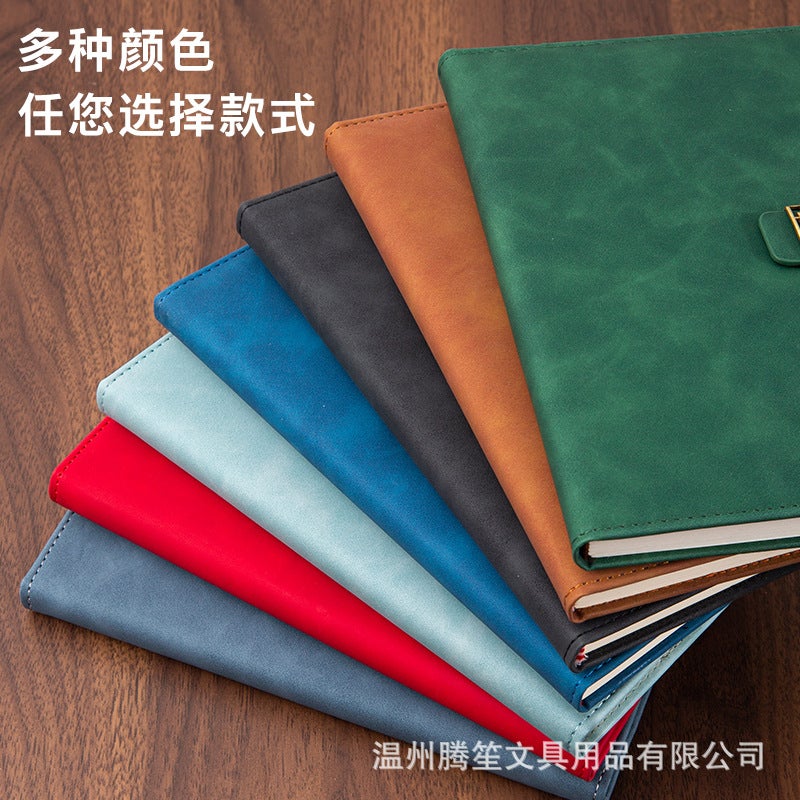 A5 National Style Simple Notebook Gift Box Suit Enterprise Accompanying Gift Notepad Writing Book Gift Printable Logo - Image 5