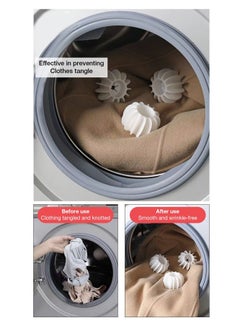Generic 3pcs Silicone Magic Laundry Ball Reusable Clothes Hair Cleaning Tool Pet Hair Remover Washing Machine Cat Hair Catcher Laundry Ball  - Image 5