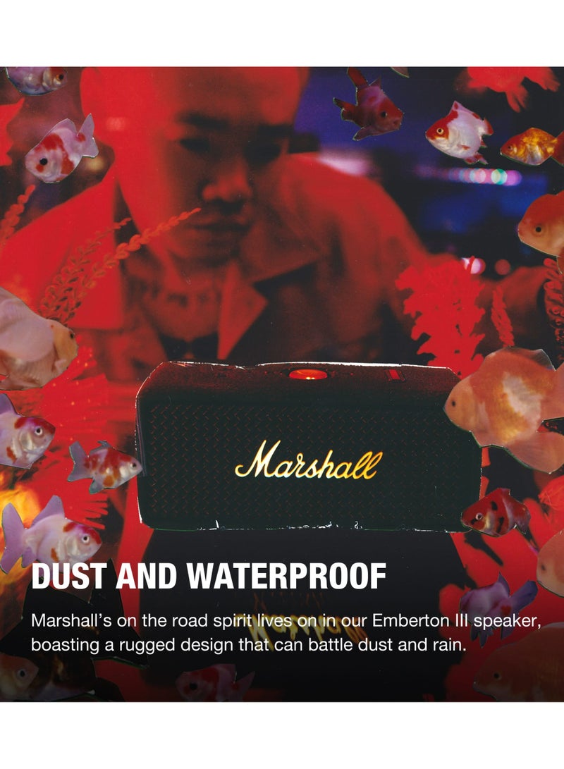 Marshall Emberton III Portable Bluetooth Speaker - Water Resistant Wireless Speaker Portable Speaker With 32+ Hours Of Playtime - Image 5