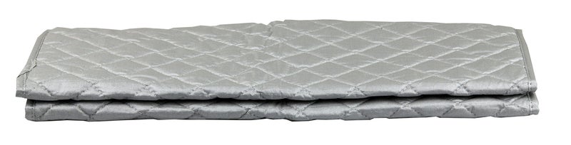 Home Basics Sunbeam Heat Resistant Quilted Magnetic Ironing Mat Pad, Silver - Image 2