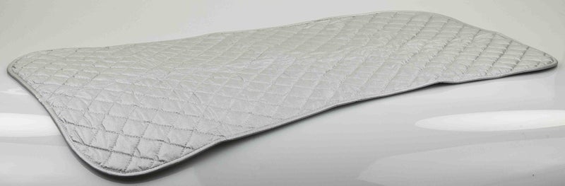 Home Basics Sunbeam Heat Resistant Quilted Magnetic Ironing Mat Pad, Silver - Image 4