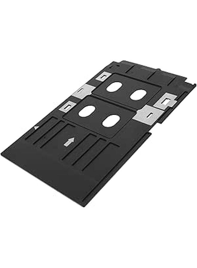 صينية PVC قابلة لإعادة الاستخدام لطابعة البطاقات، ممتازة في امتصاص الحبر، صينية متعددة البطاقات للطباعة - Image 1