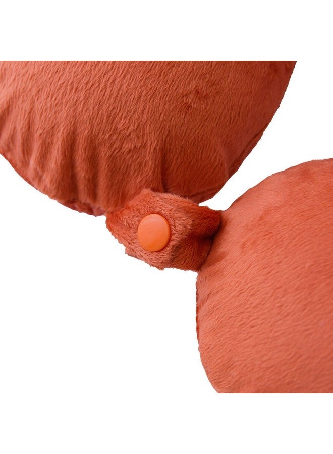 بون فوياج كلاسيك مخدة للرقبة للسفر ميموري فوم برتقالي 3.5 x 12 x 12 بوصة BV-CLS-ORANGE - Image 4