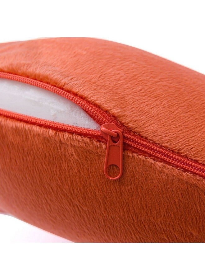 بون فوياج كلاسيك مخدة للرقبة للسفر ميموري فوم برتقالي 3.5 x 12 x 12 بوصة BV-CLS-ORANGE - Image 5