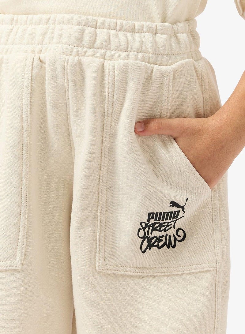 PUMA Youth Mid 90S Relaxed Shorts - Image 4