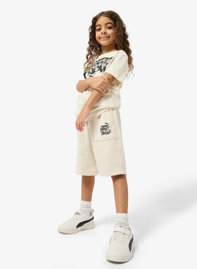 PUMA Youth Mid 90S Relaxed Shorts - Image 2