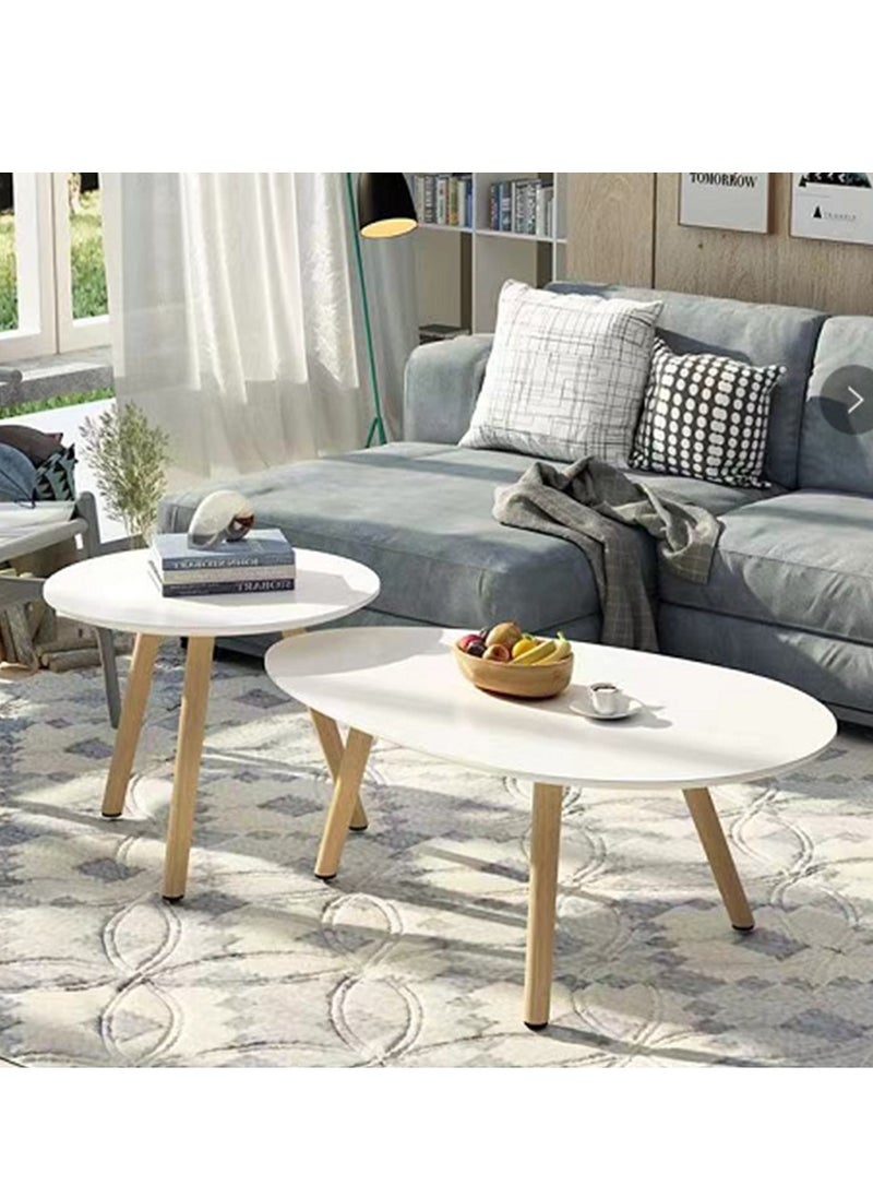 Beauenty Round + Drop-Shaped Coffee Table  - Image 2