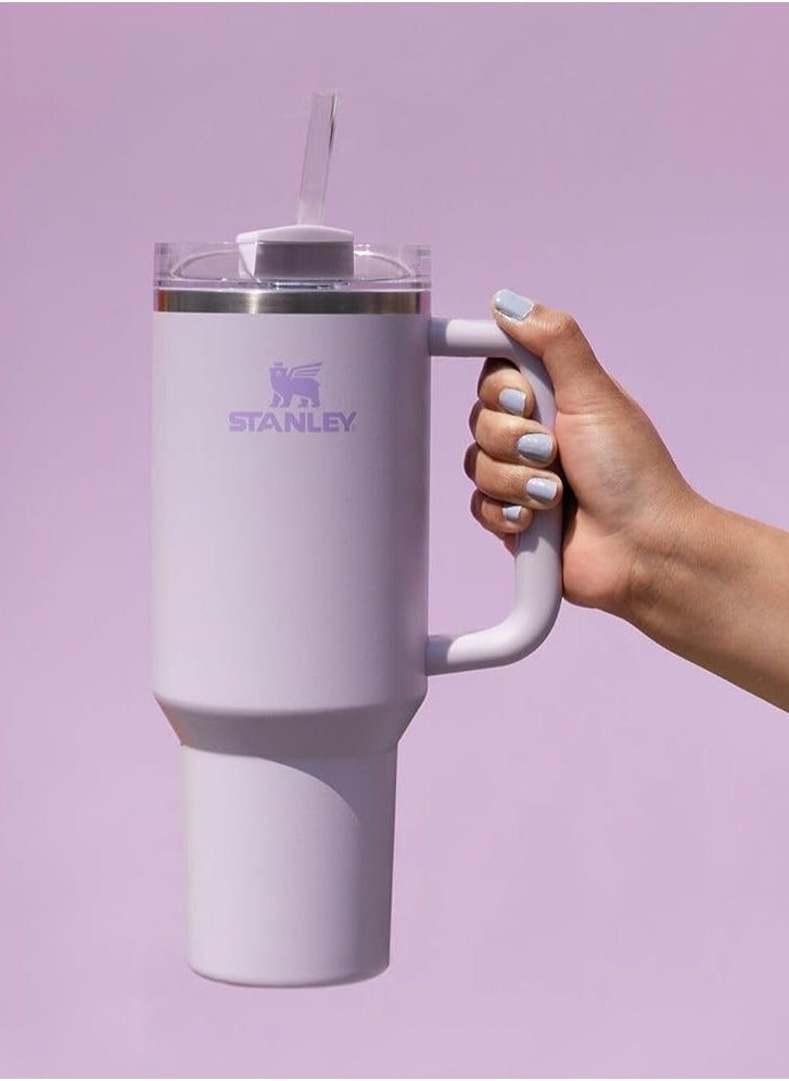 Stanley Stanley Quencher H2.0 FlowState Stainless Steel Vacuum Insulated Tumbler with Lid and Straw for Water, Iced Tea or Coffee, Smoothie and More, Orchid , 40 oz  - Image 4