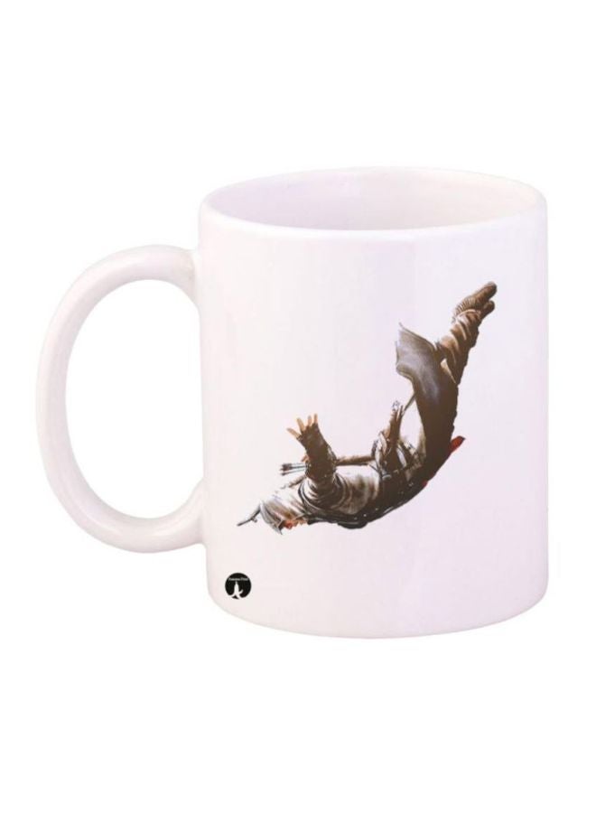 RYN Assassin's Creed Character Printed Coffee Mug White/Grey/Brown