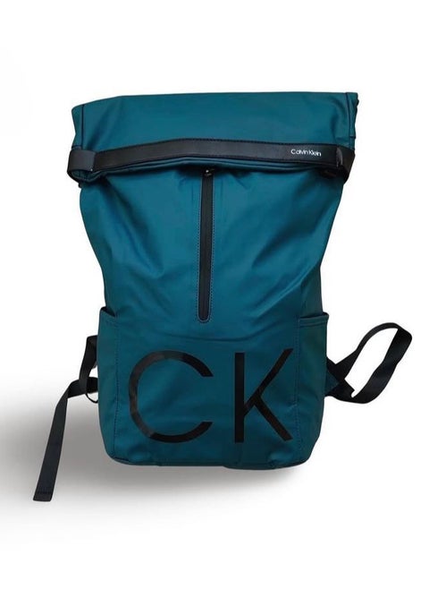 Calvin Klein Jeans Roll-Top Backpack with Bold CK Logo