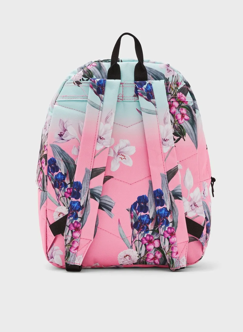 Hype Floral Print Backpack