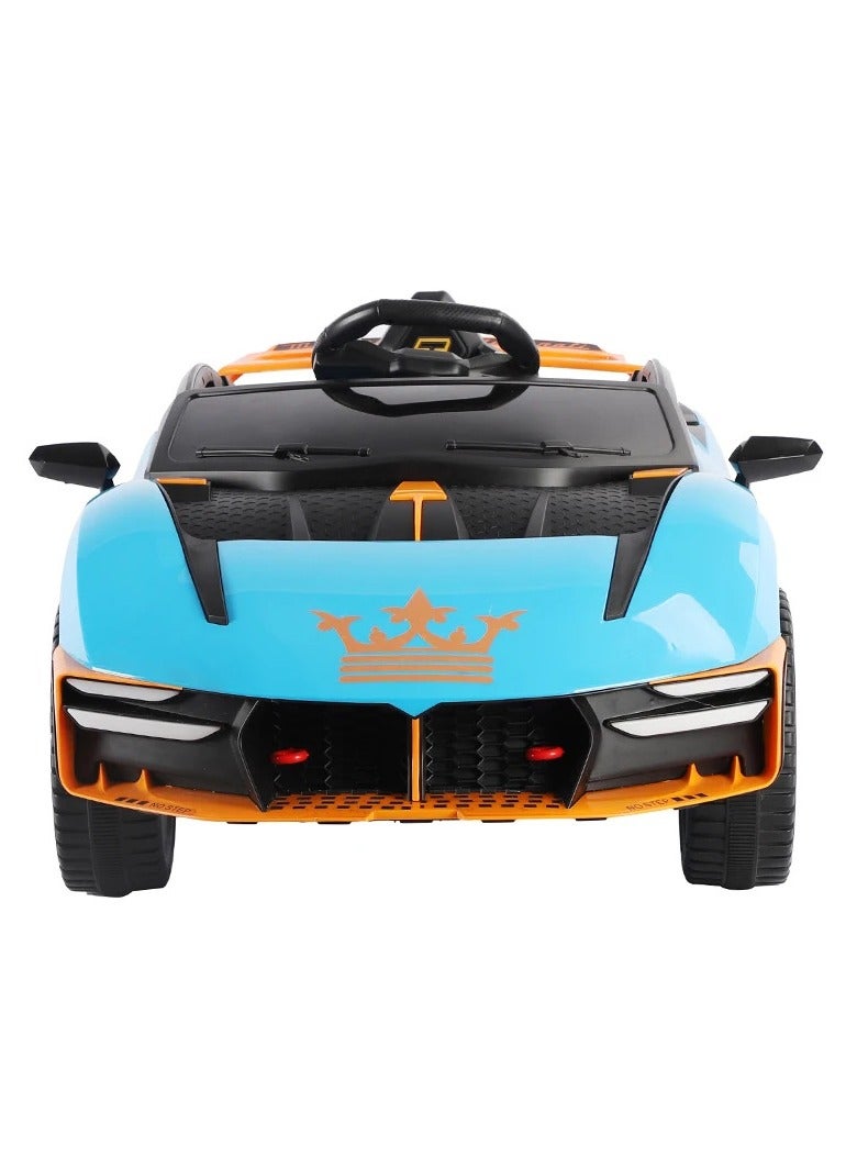 Ride-On Toy Car with Bluetooth and Early Education Functions - 6V4*2PCS Battery/Motor, , Music, English Stories, Double Door, Swing, LED Headlight , Four-Wheel Shock Absorber,  - Image 2