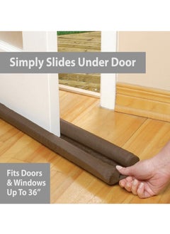 Twin Draft Guard Door Draft Stopper Year Round Insulator For Summer And Winter Use Patented - Trademarked  - Image 3