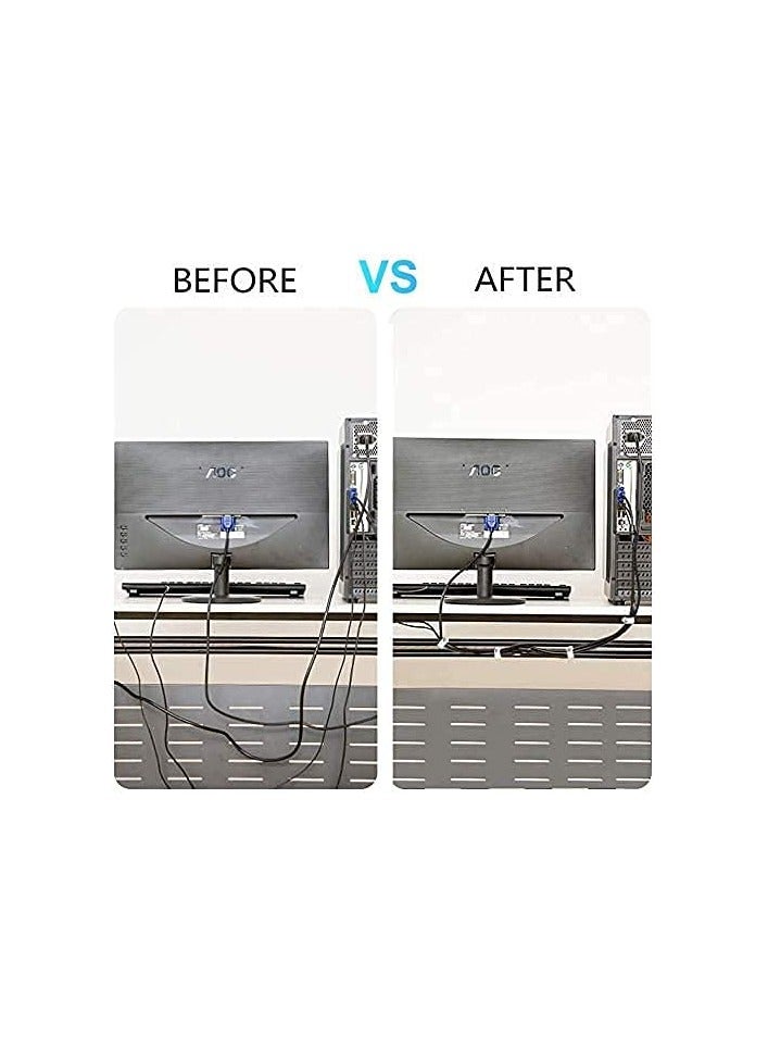 Abbasali 500pcs Circle Cable Clips Holder with Steel Nails 4mm 5mm 6mm 8mm 10mm Cable Management - Image 4