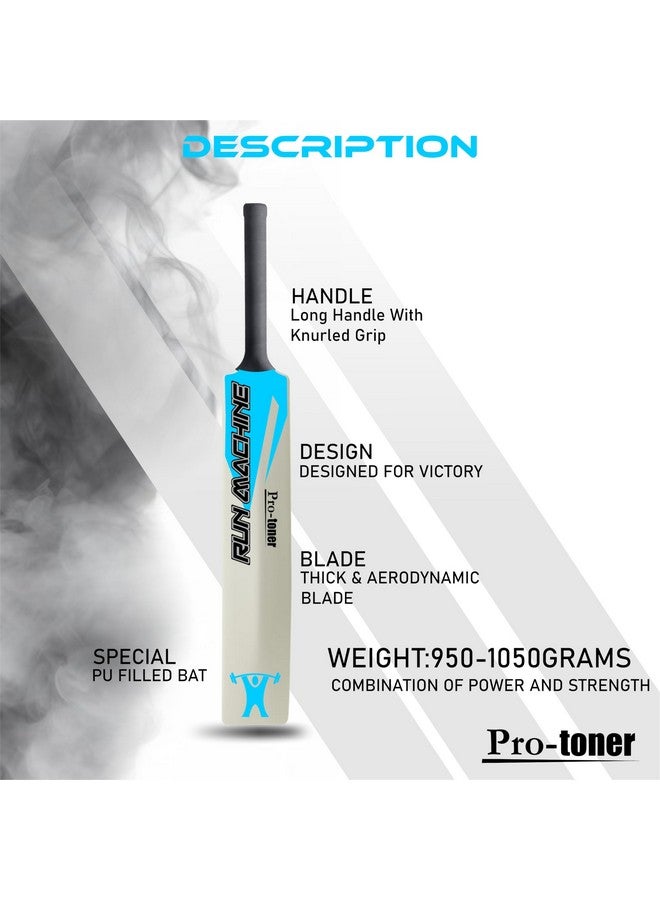 Protoner PU Foam Filled Tennis Cricket Bat Full Size Bat (35 X 4.5 inch) for All Age Group, Plastic - Image 2