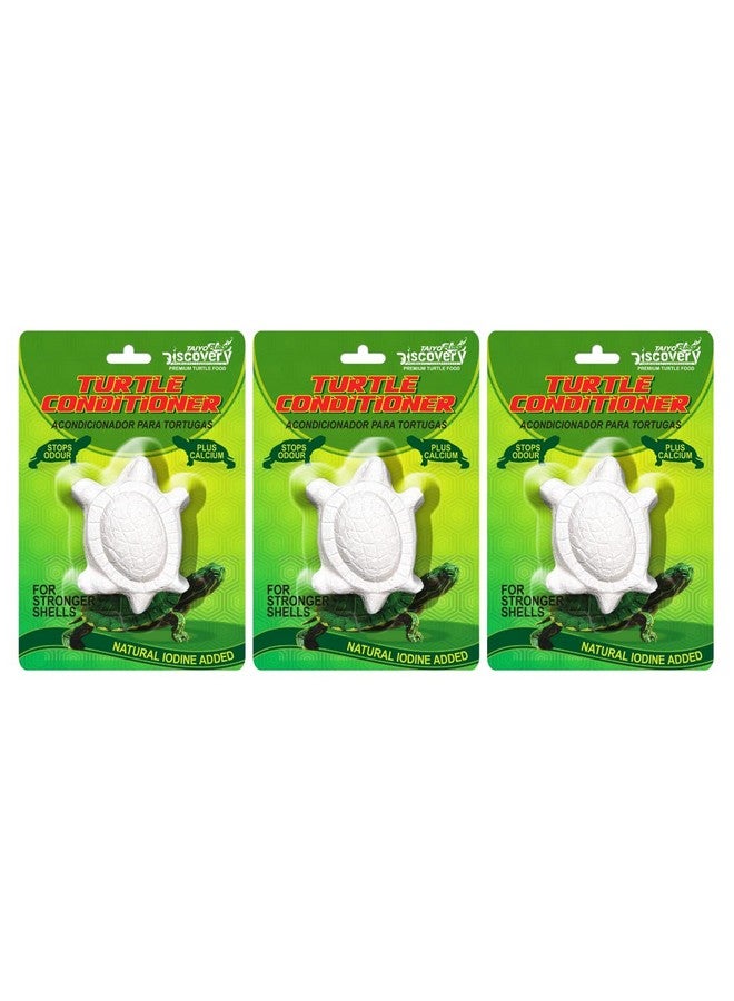 taiyo pluss discovery مكيف السلاحف تايو بلس ديسكفري - عبوة من 3 | إطلاق بطيء مع الكالسيوم، فيتامين D3 واليود الطبيعي | يمنع تليين القشرة والرائحة | للسلاحف والزواحف المائية - Image 1