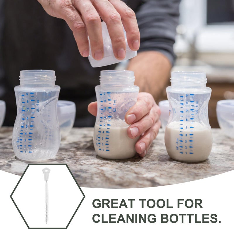 Multifunctional Pipe Cleaner Brush for Straws Bottles and Reusable Cups White 20 3 Cm - Image 4