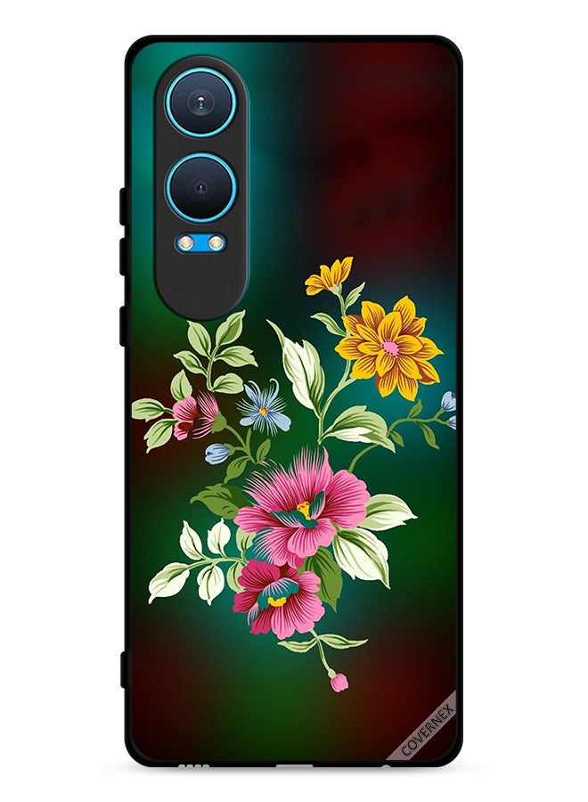 Covernex OnePlus Nord CE4 Lite 5G Protective Case Cover HD Flowers - Image 1