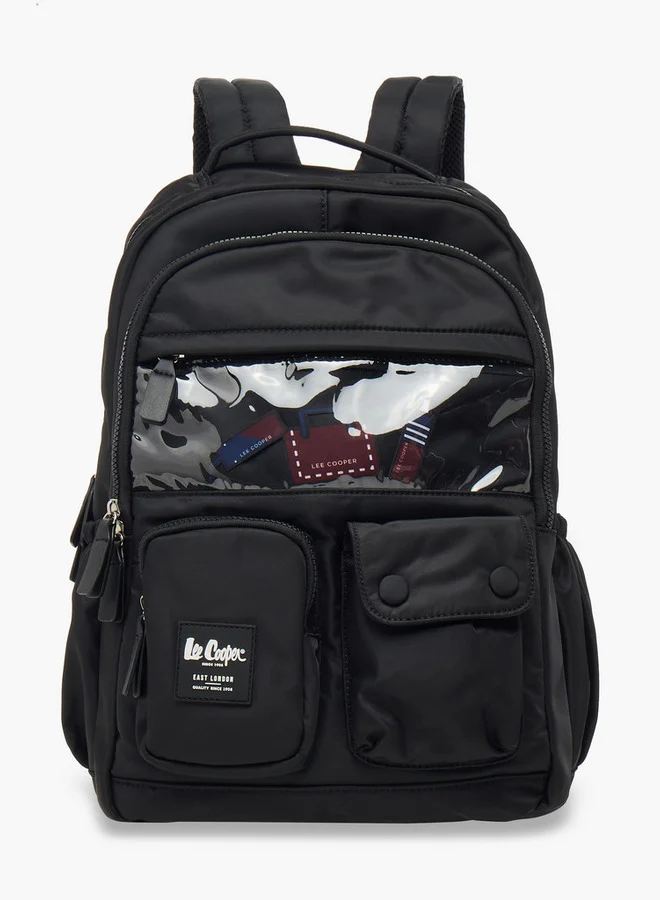 لي كوبر Solid School Backpack with Adjustable Straps and Zip Closure - 31x13x45 cm