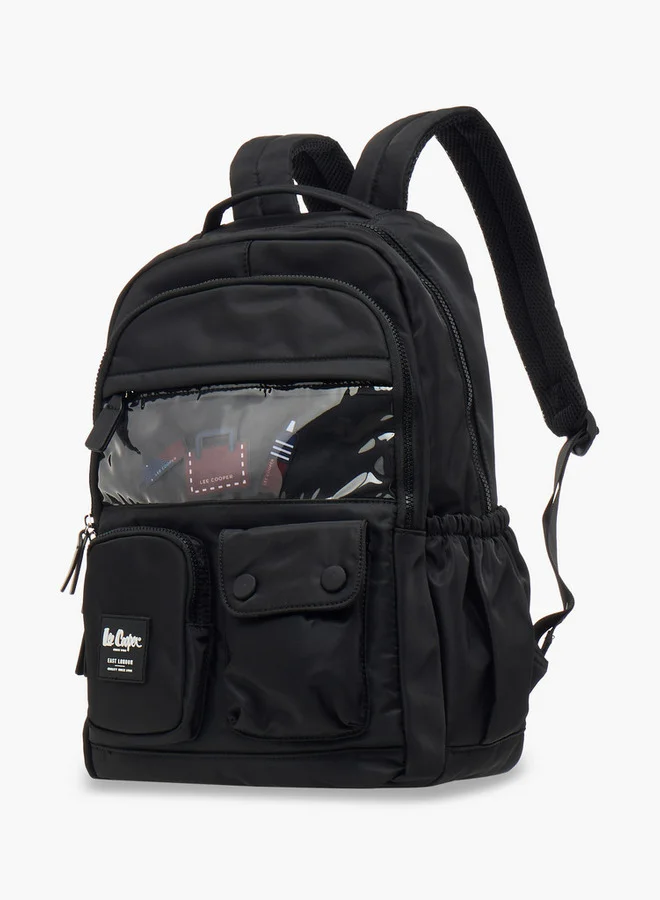 لي كوبر Solid School Backpack with Adjustable Straps and Zip Closure - 31x13x45 cm