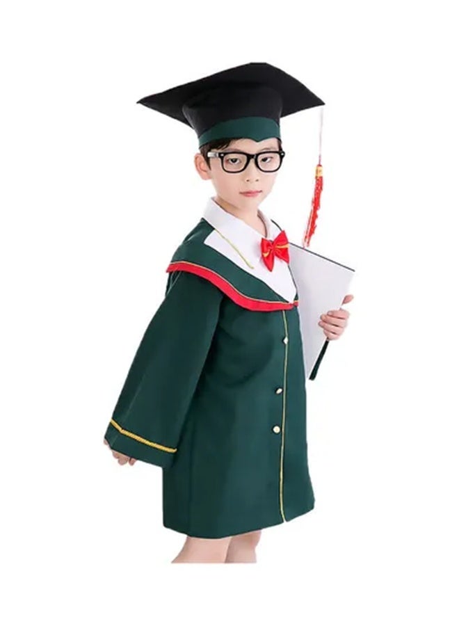 Kids Graduation Role Pretend Play Costume With Cap - Image 2