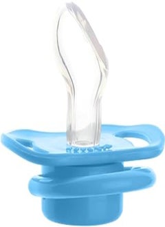 Bubbles pacifier beveled - blue